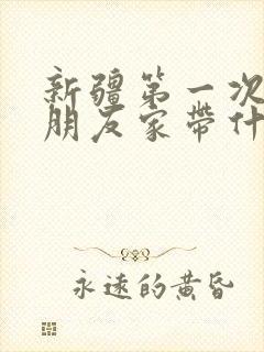 新疆第一次去女朋友家带什么