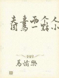 夫妻两个人经常因为一点小事就吵架