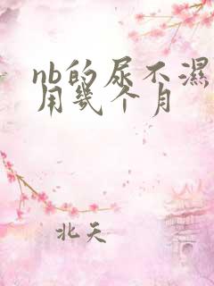 nb的尿不湿能用几个月