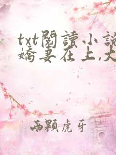 txt阅读小说娇妻在上,大叔求放过