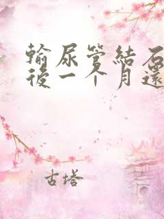 输尿管结石手术后一个月还有血尿正常吗?