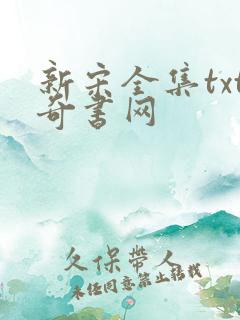 新宋全集txt奇书网