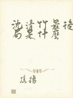 沈清竹最后的结局是什么