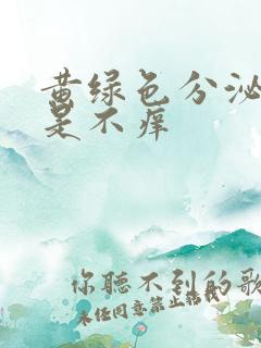 黄绿色分泌物但是不痒