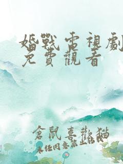 婚战电视剧全集免费观看