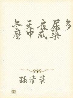 冬天夜尿多吃什么中成药