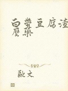 白带豆腐渣状什么药