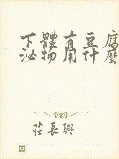 下体有豆腐渣分泌物用什么药