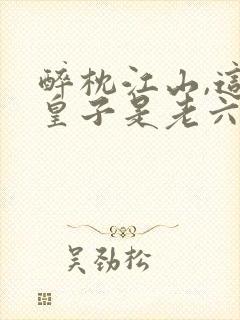 醉枕江山,这个皇子是老六全文收听