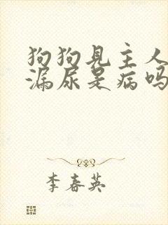 狗狗见主人激动漏尿是病吗