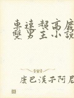 车速超高废文的双男主小说推荐短篇