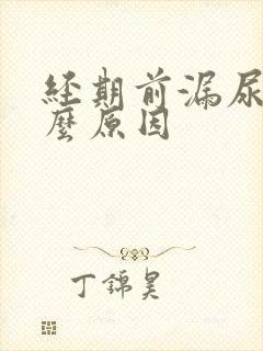 经期前漏尿是什么原因