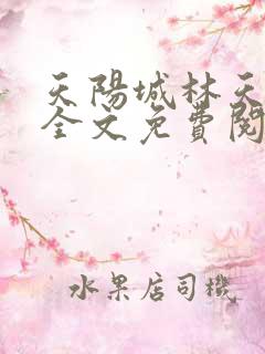 天阳城林天小说全文免费阅读