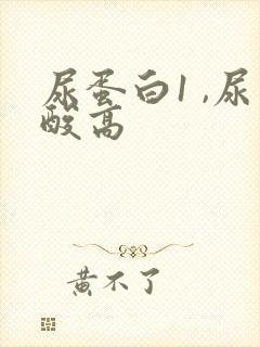 尿蛋白1 ,尿酸高