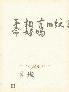 手相有m纹的人命好吗