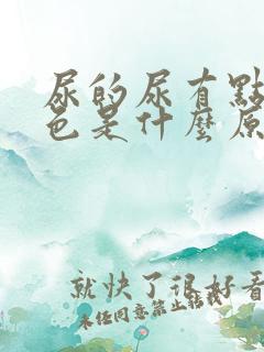 尿的尿有点黄红色是什么原因