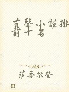 有声小说排行榜前十名