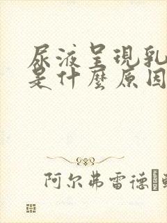 尿液呈现乳白色是什么原因