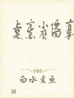 上完小便有粘液是怎么回事