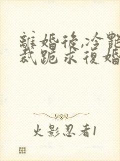离婚后,冷艳总裁跪求复婚免费看