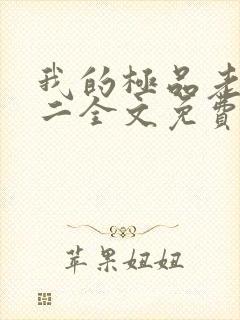 我的极品老婆小二全文免费阅读