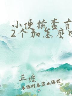 小便检查有隐血2个加怎么回事呢