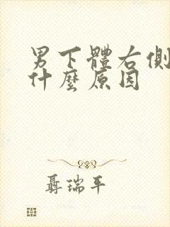 男下体右侧疼是什么原因