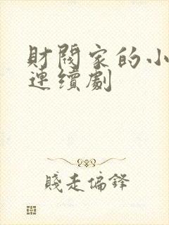 财阀家的小儿子连续剧