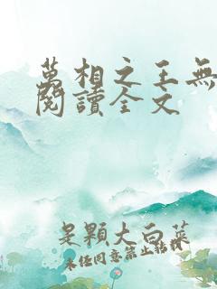 万相之王无删减阅读全文