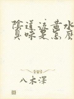 阴道流黄水有腥臭味是怎么回事