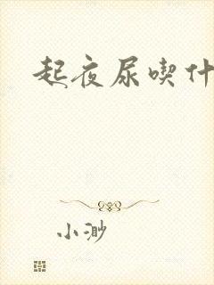 起夜尿吃什么药