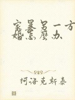 家暴另一方不离婚怎么办