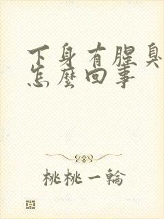 下身有腥臭味是怎么回事