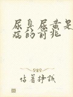 尿臭尿黄是什么病的前兆