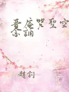 晋庵咒圣空法师念诵