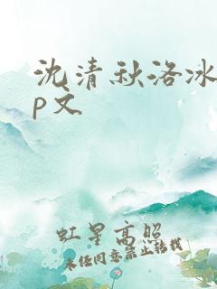 沈清秋洛冰河cp文