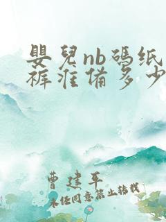 婴儿nb码纸尿裤准备多少