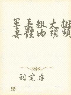 军长粗大挺进娇妻体内视频