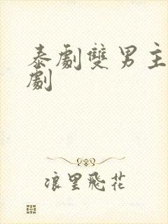 泰剧双男主虐心剧