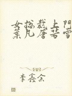 女总裁上门女婿叶凡唐若雪