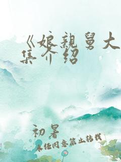 《娘亲舅大》剧集介绍