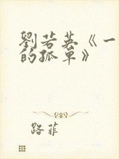 刘若英《一辈子的孤单》