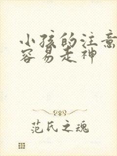 小孩的注意力很容易走神