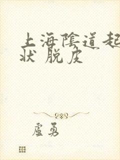 上海阴道起乳头状 脱皮