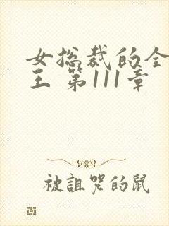 女总裁的全能兵王 第111章