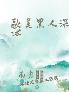 欧美黑人深插不泄