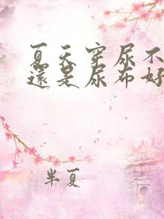 夏天穿尿不湿好还是尿布好