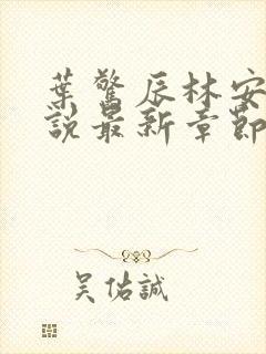 叶惊辰林安玥小说最新章节更新内容