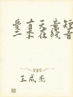 爱有天意短剧第二季在线看