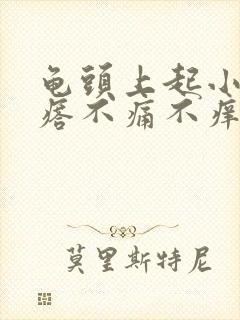 龟头上起小红疙瘩不痛不痒是怎么回事